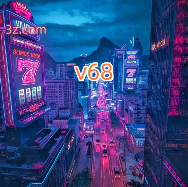 Experiência visual do slot v68